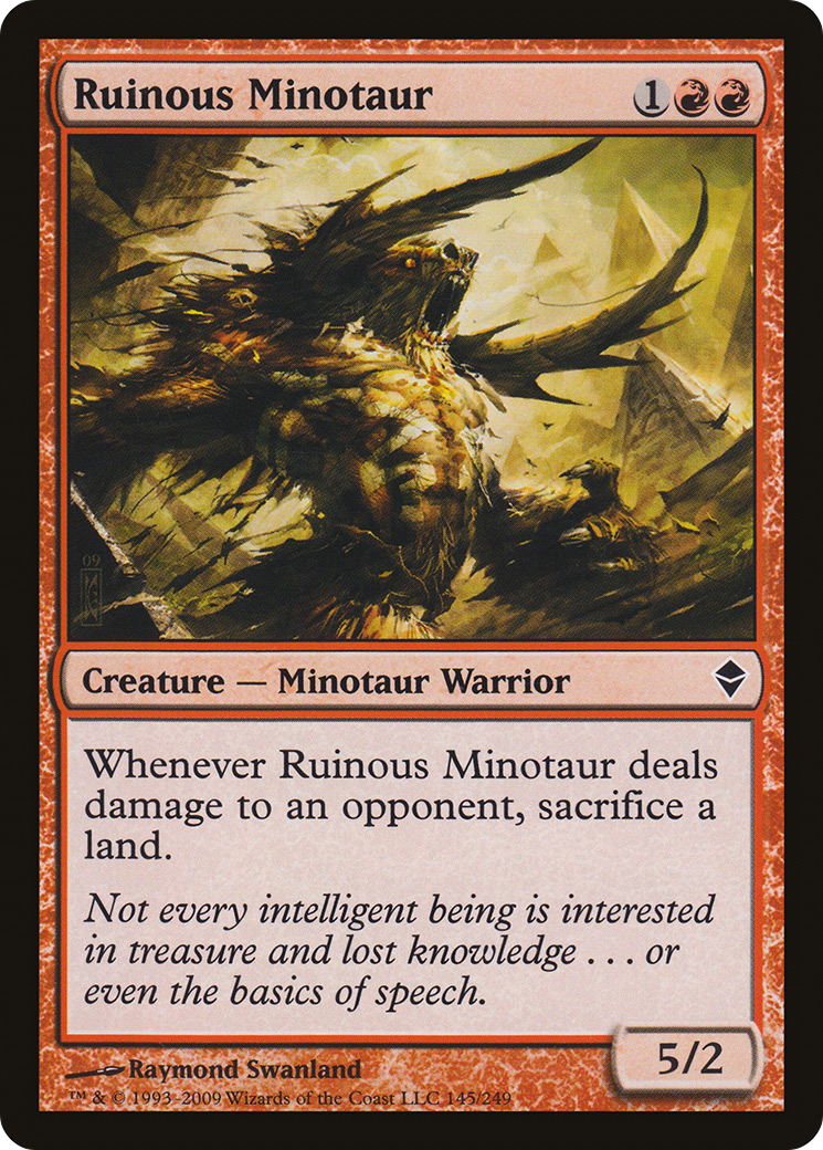 Ruinous Minotaur (ZEN-145) (Foil)