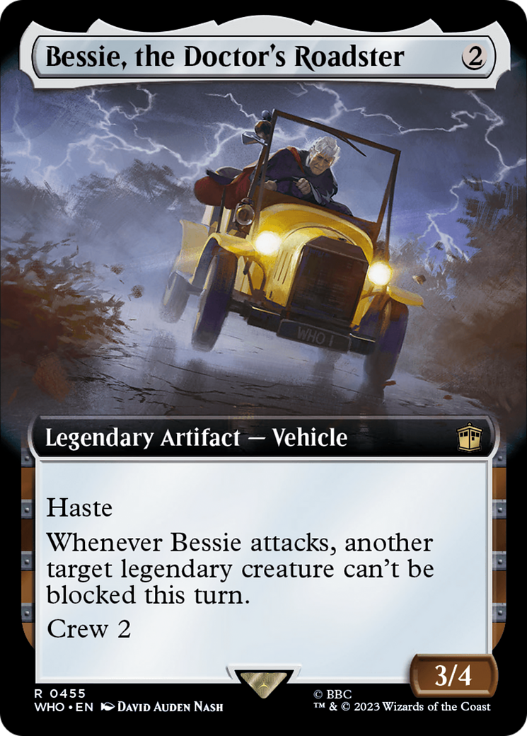 Bessie, the Doctor's Roadster (WHO-455) (Extended Art) (Foil)