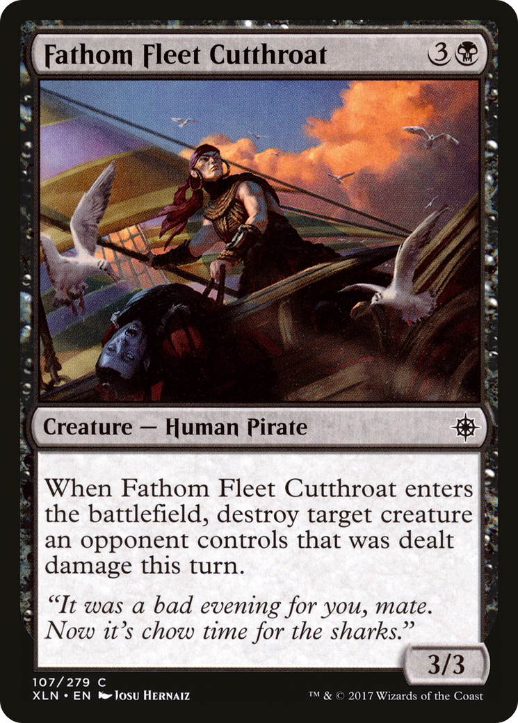 Fathom Fleet Cutthroat (XLN-107) (Foil)