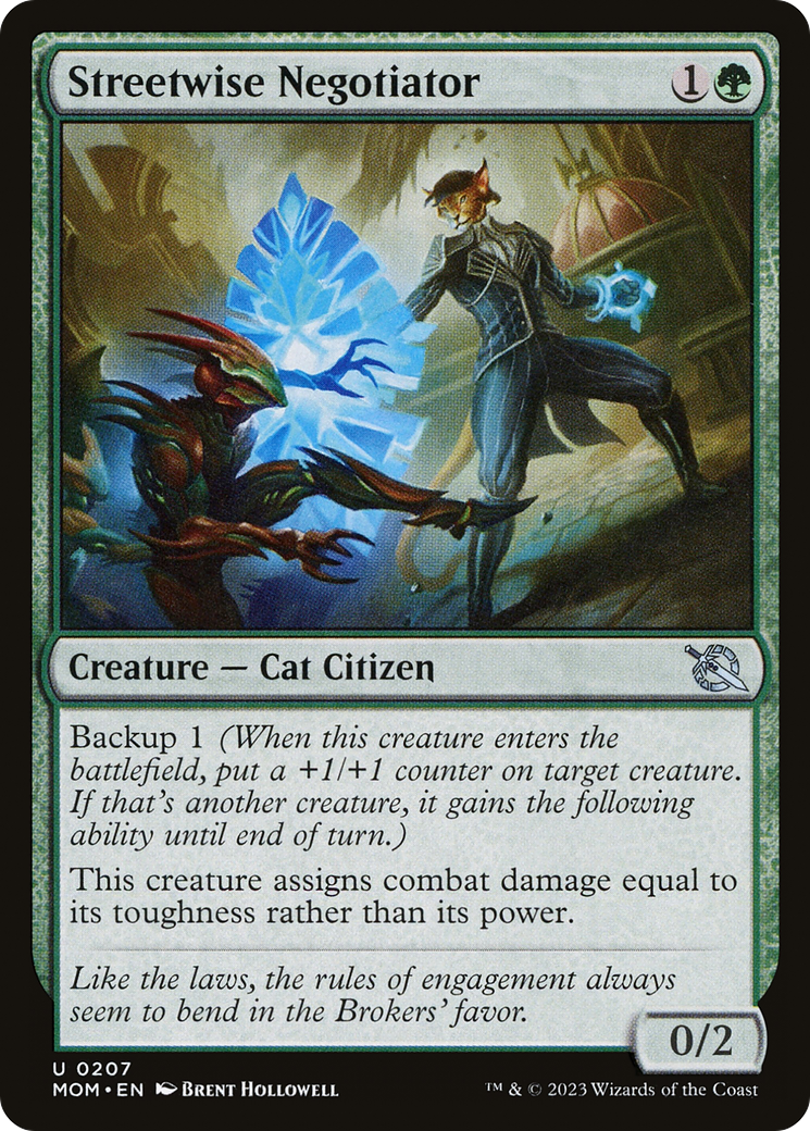 Streetwise Negotiator (MOM-207) (Foil)