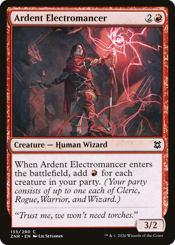 Ardent Electromancer (ZNR-135) (Foil)