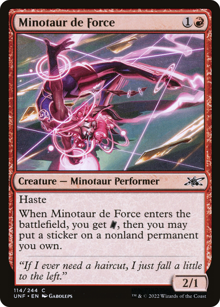 Minotaur de Force (UNF-114) (Foil)