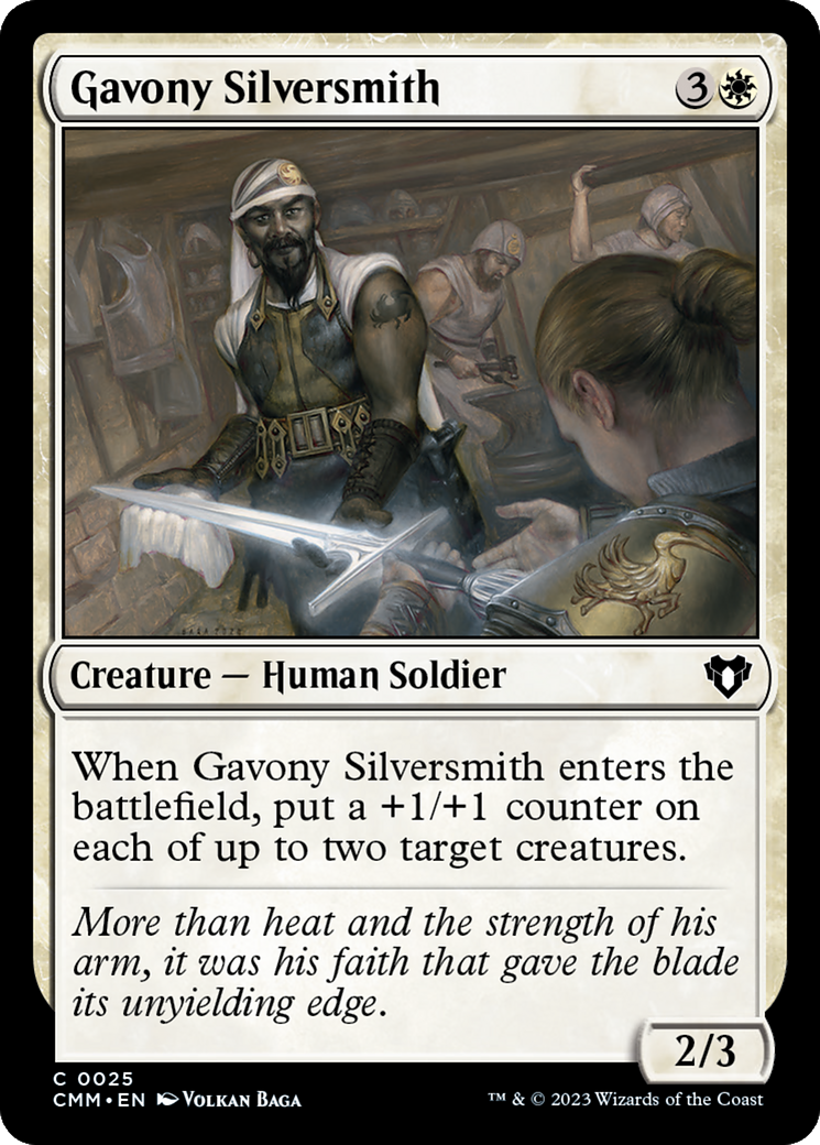 Gavony Silversmith (CMM-025) (Foil)