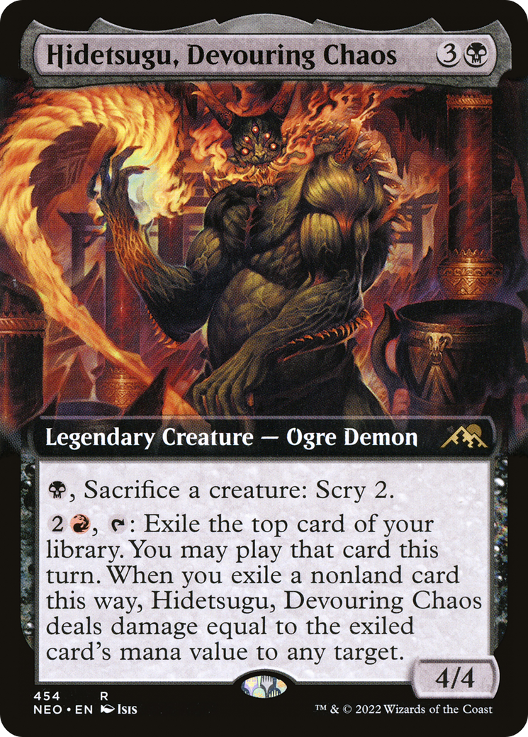 Hidetsugu, Devouring Chaos (NEO-454) (Extended Art)