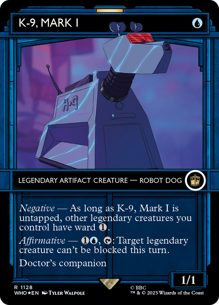 K-9, Mark I (WHO-1128) (Showcase) (Borderless) (Surge Foil)