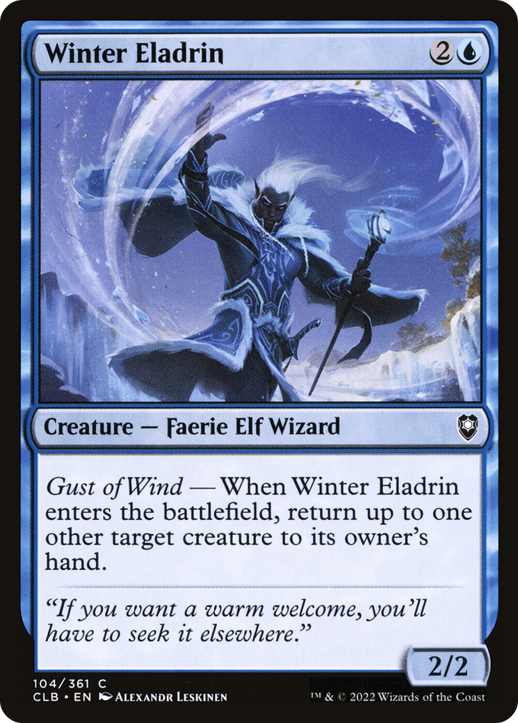 Winter Eladrin (CLB-104) (Foil)