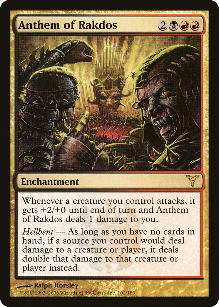 Anthem of Rakdos (DIS-102) (Foil)