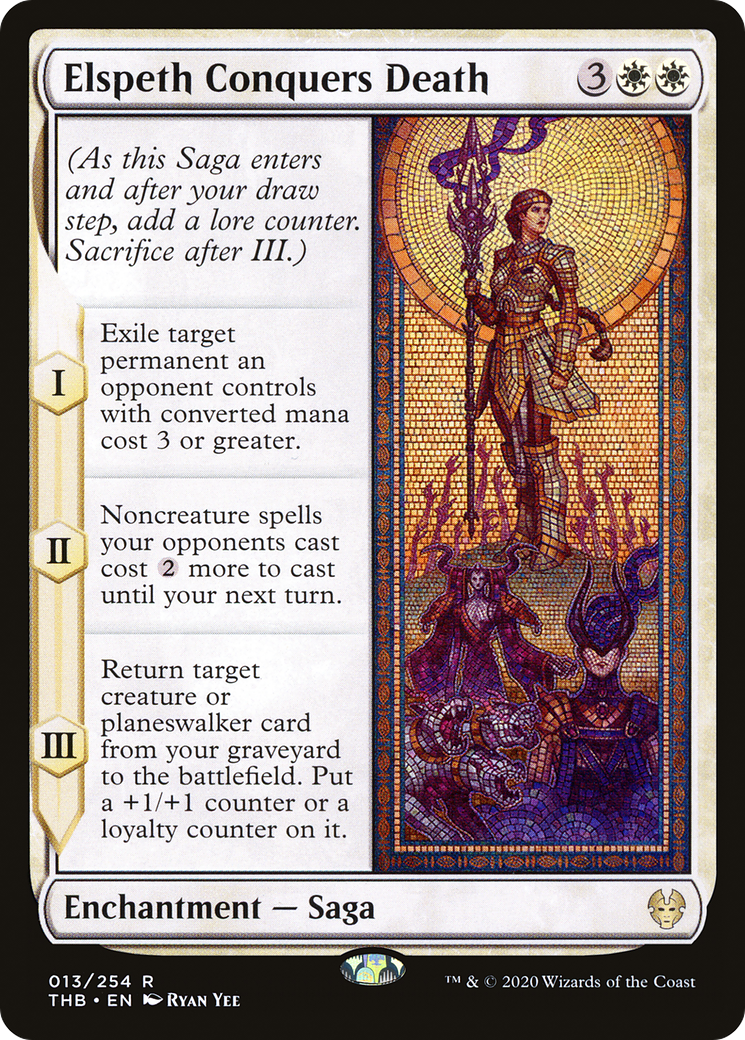 Elspeth Conquers Death (THB-013) (Foil)