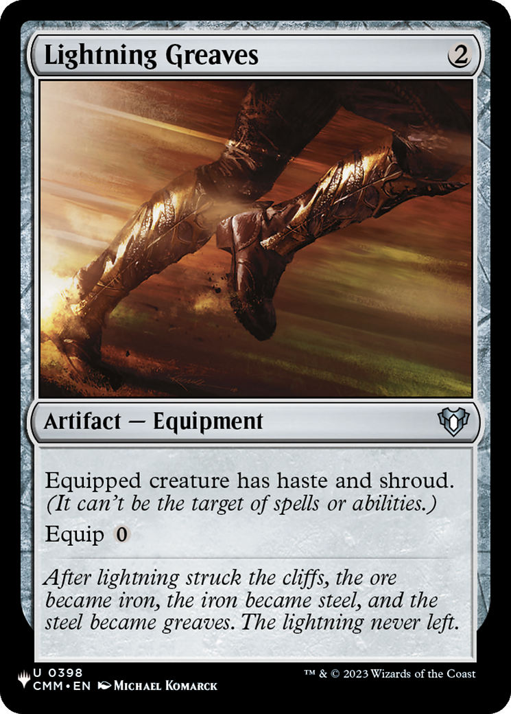 Lightning Greaves (LIST-CMM-398)