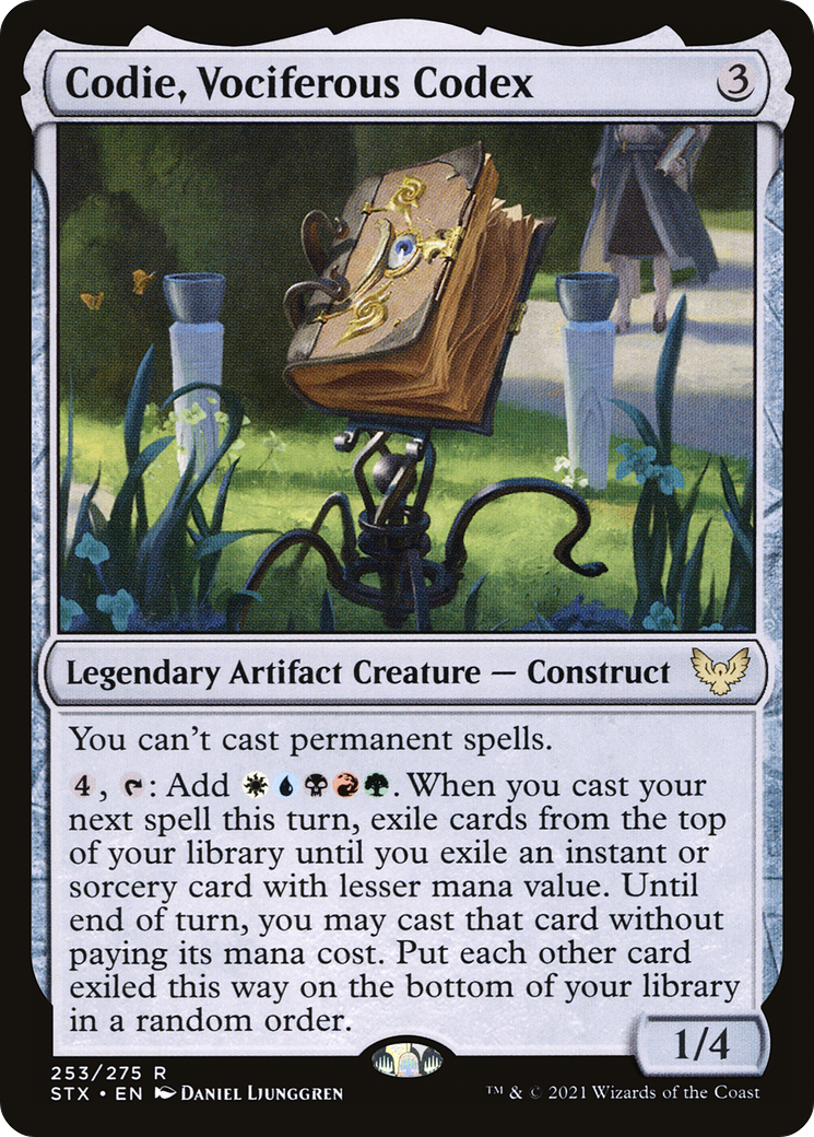 Codie, Vociferous Codex (STX-253) (Foil)