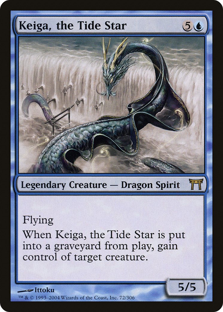 Keiga, the Tide Star (CHK-072) (Foil)