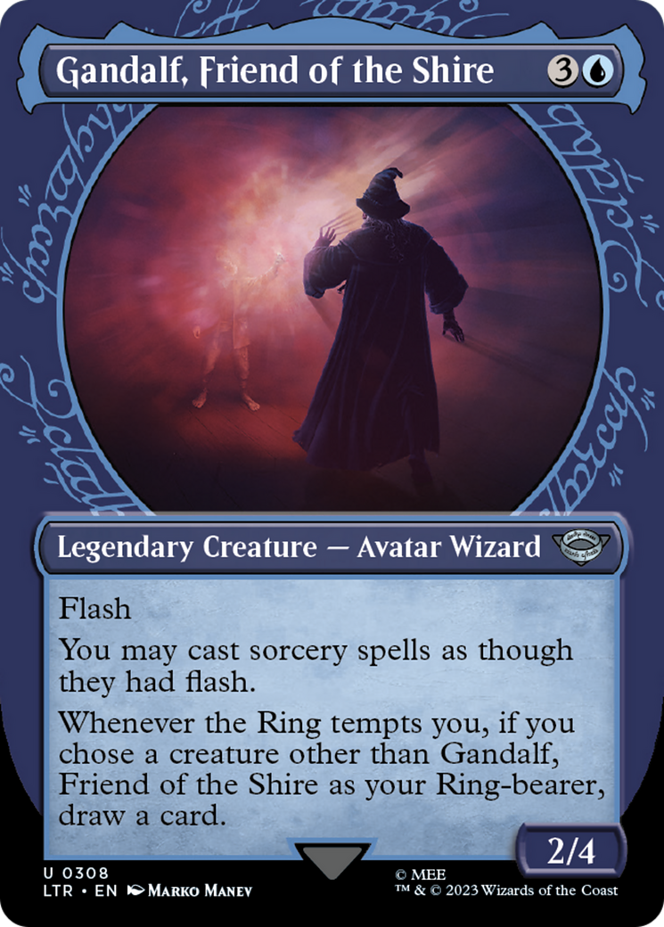 Gandalf, Friend of the Shire (LTR-308) (Showcase) (Borderless) (Foil)