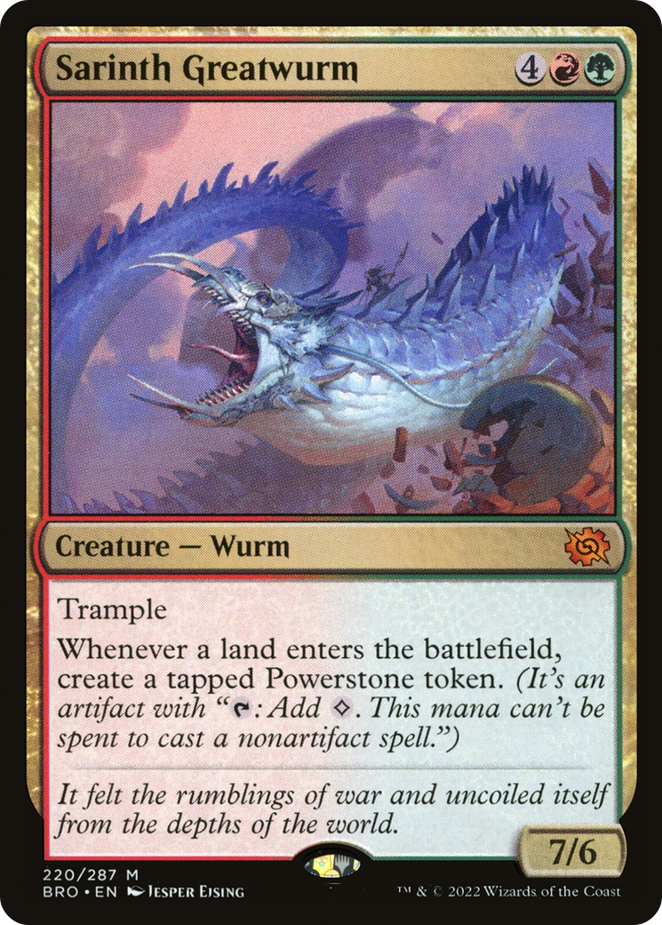Sarinth Greatwurm (BRO-220) (Foil)