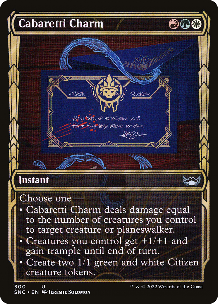 Cabaretti Charm (SNC-300) (Showcase) (Foil)