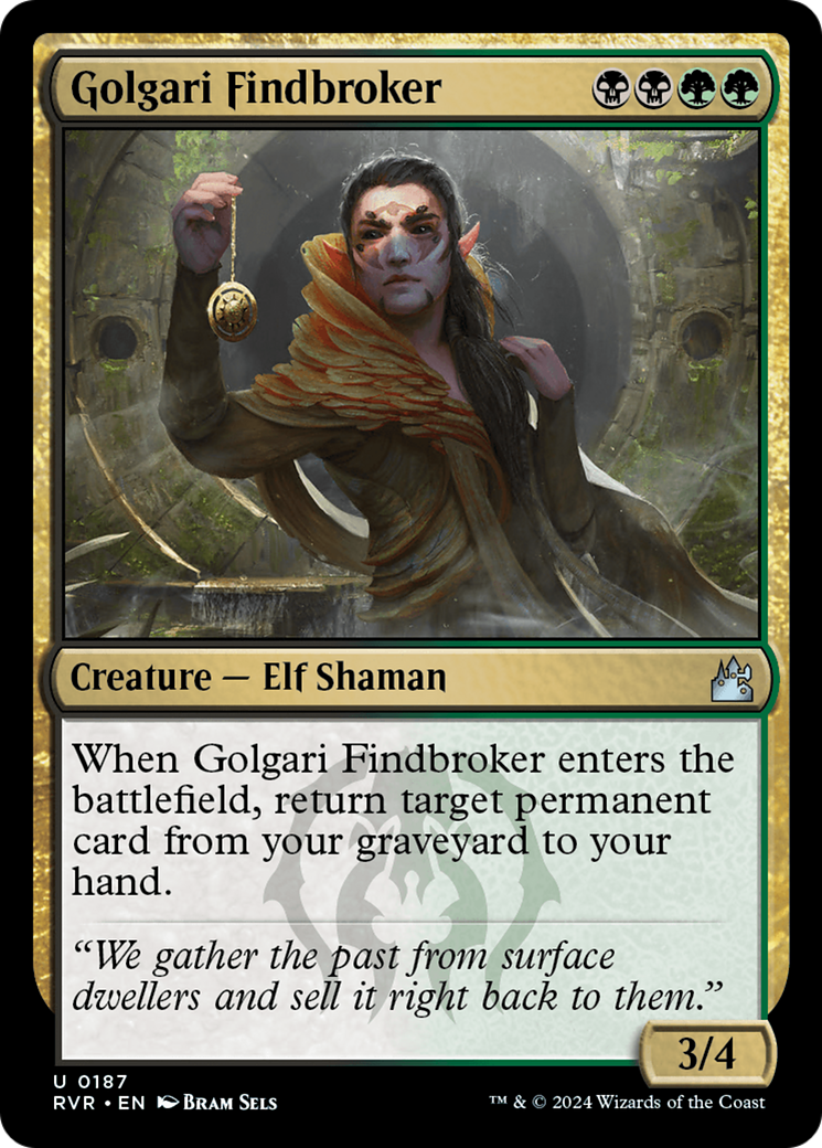Golgari Findbroker (RVR-187) (Foil)