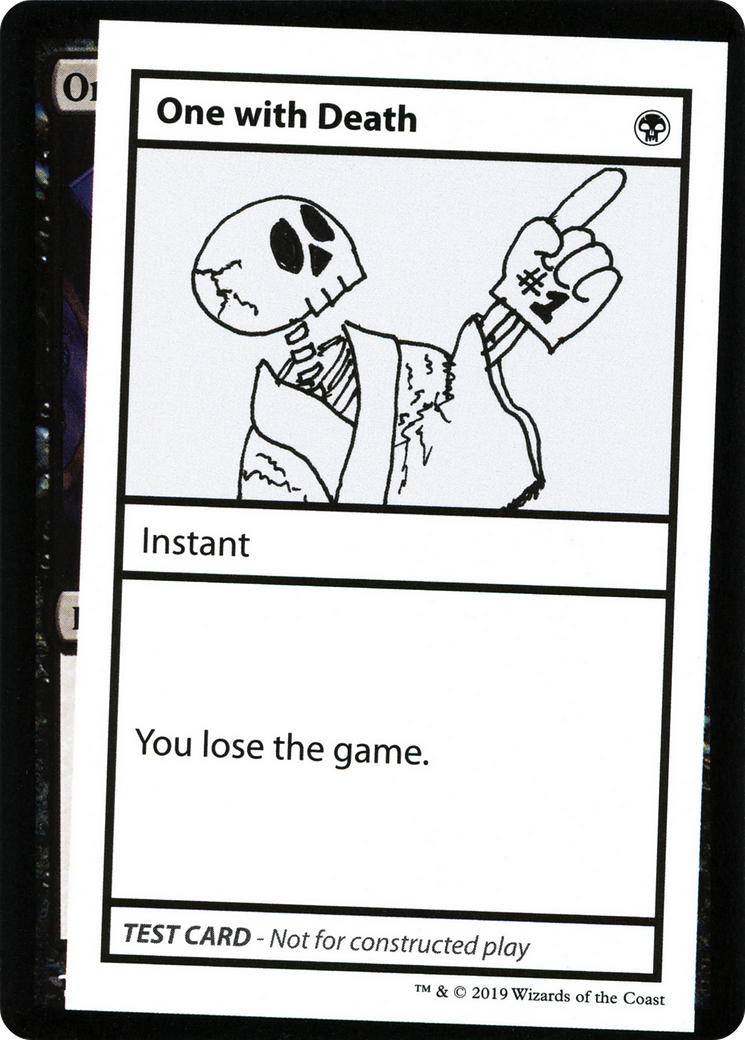 One With Death (No PW Symbol) (CMB2-)
