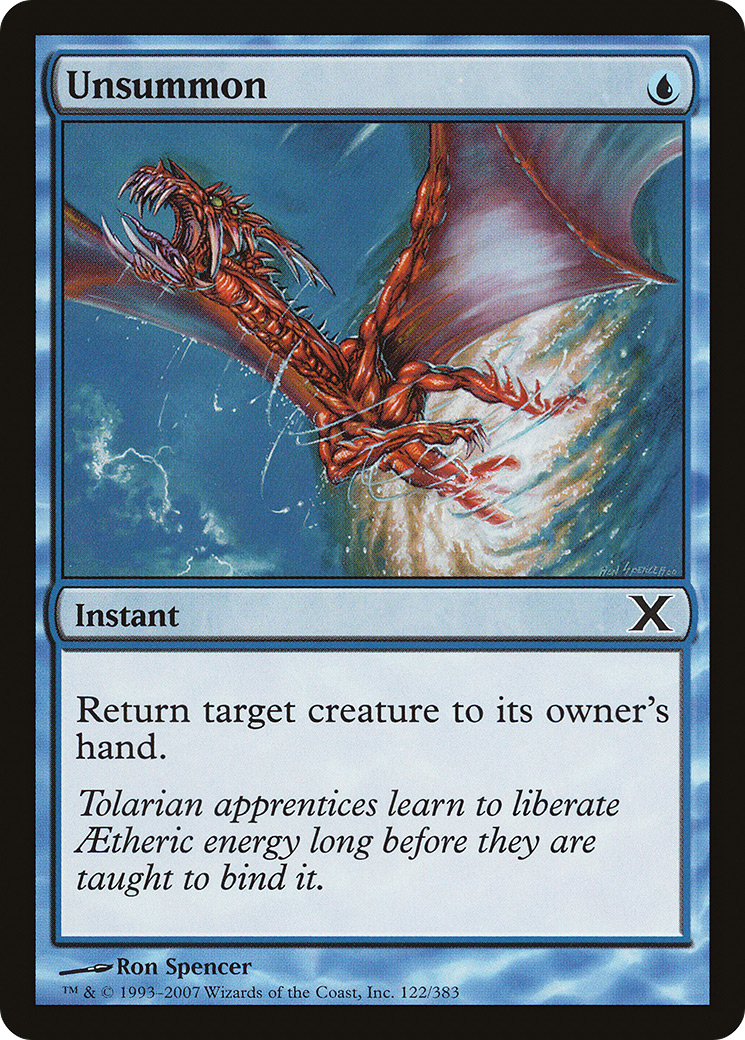 Unsummon (10E-122) (Foil)