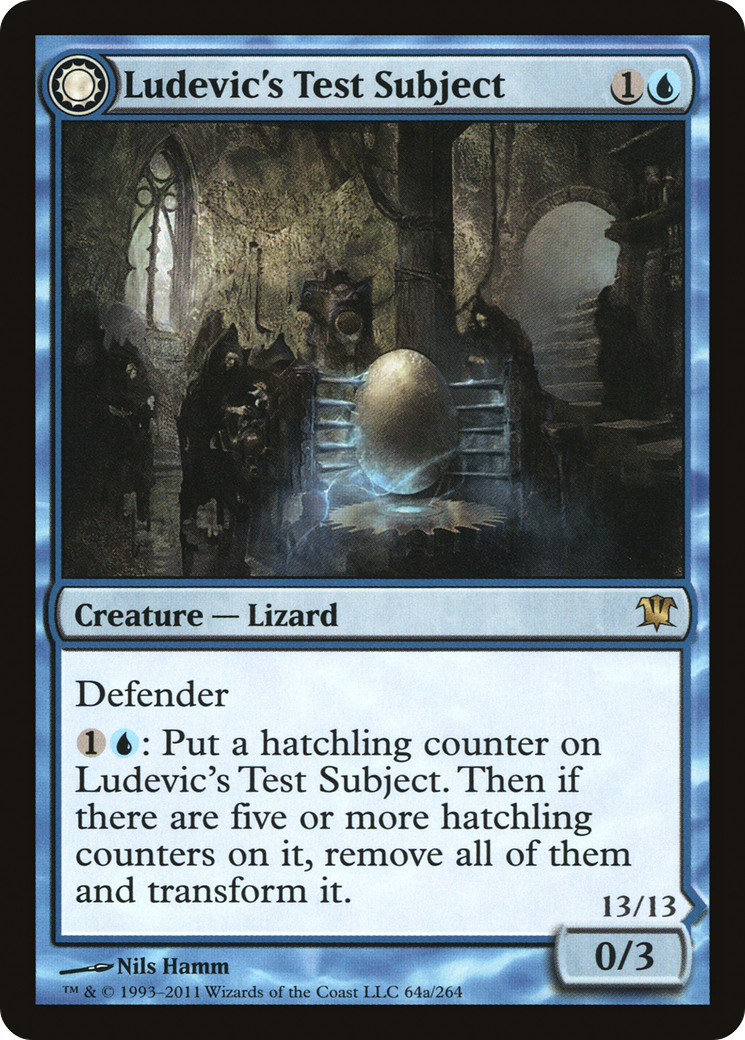 Ludevic's Test Subject // Ludevic's Abomination (ISD-064) (Foil)
