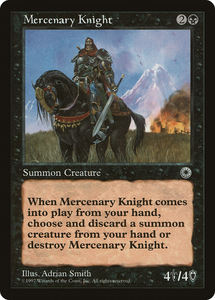 Mercenary Knight (POR-099)