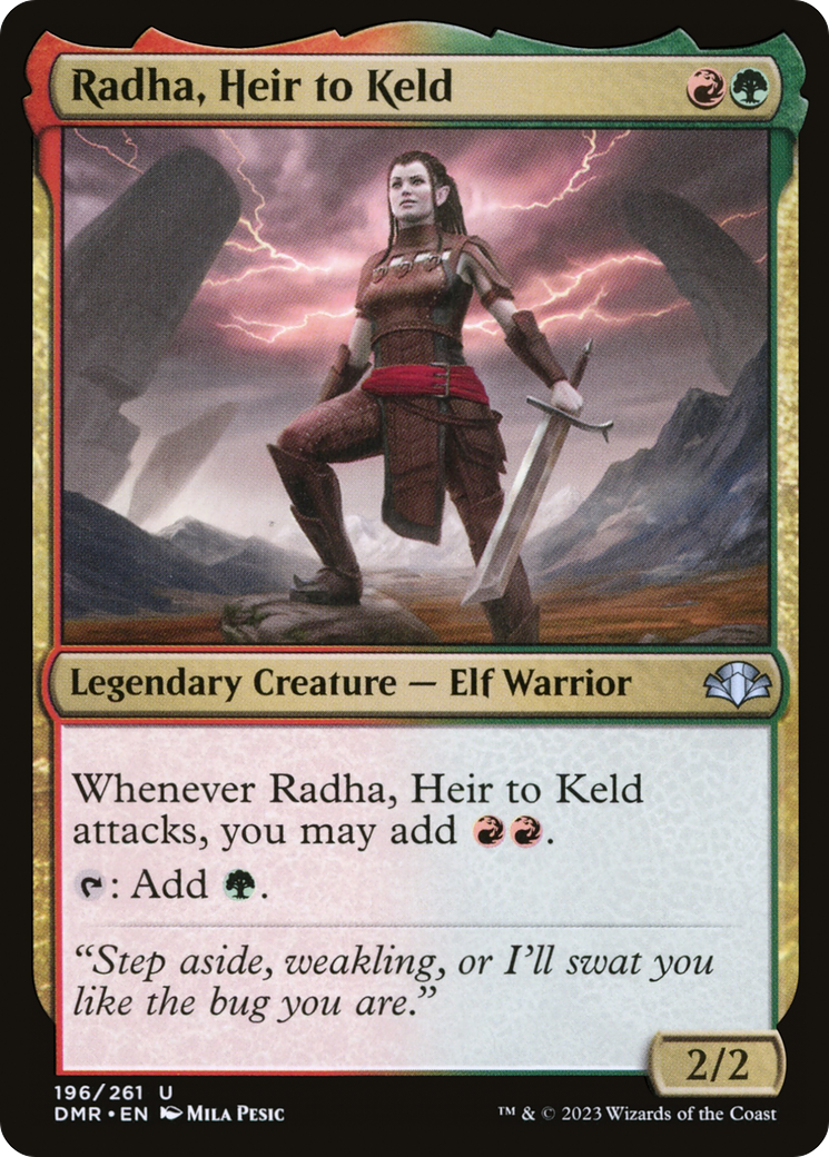 Radha, Heir to Keld (DMR-196) (Foil)