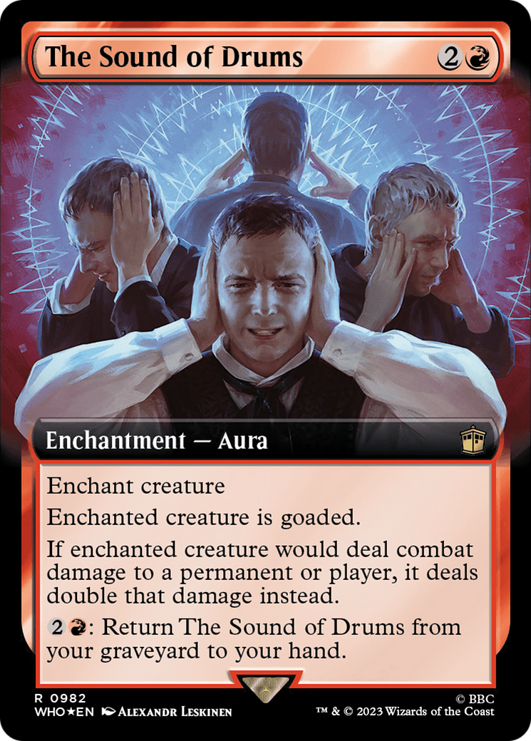 The Sound of Drums (WHO-982) (Extended Art) (Surge Foil)