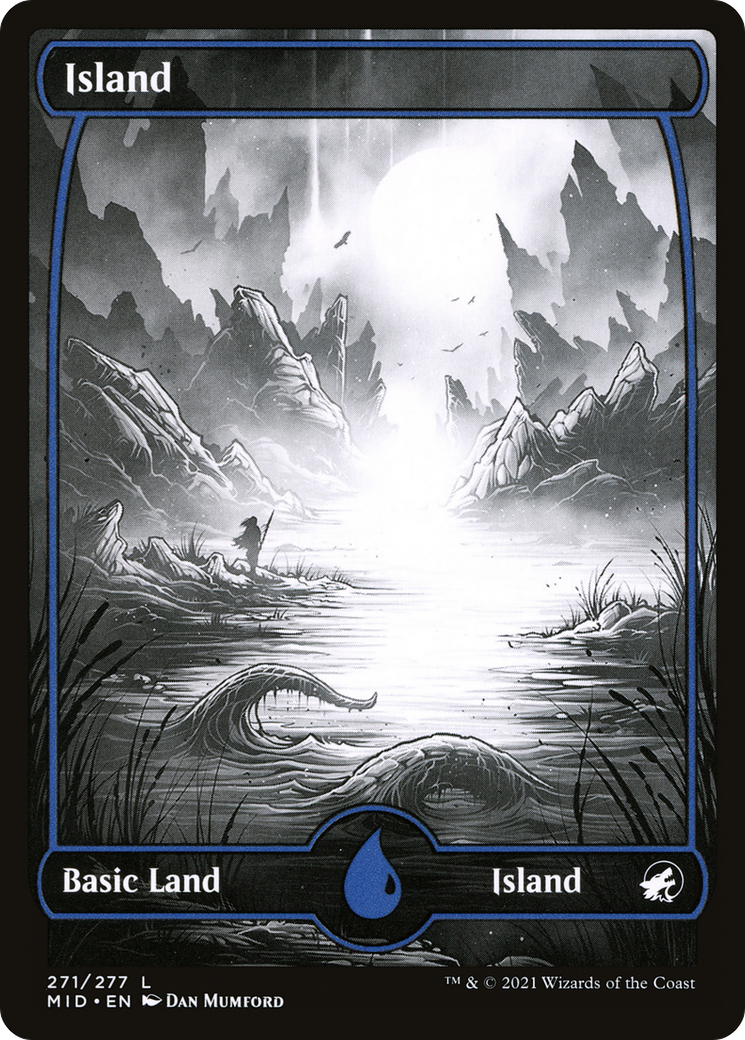 Island (MID-271) (Full Art, Showcase)