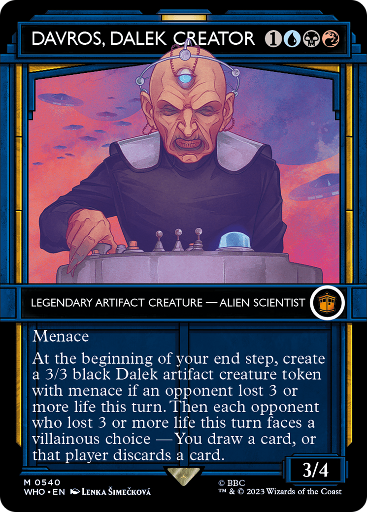 Davros, Dalek Creator (WHO-540) (Showcase) (Borderless) (Foil)