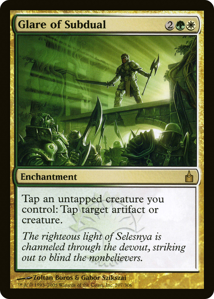 Glare of Subdual (RAV-207) (Foil)
