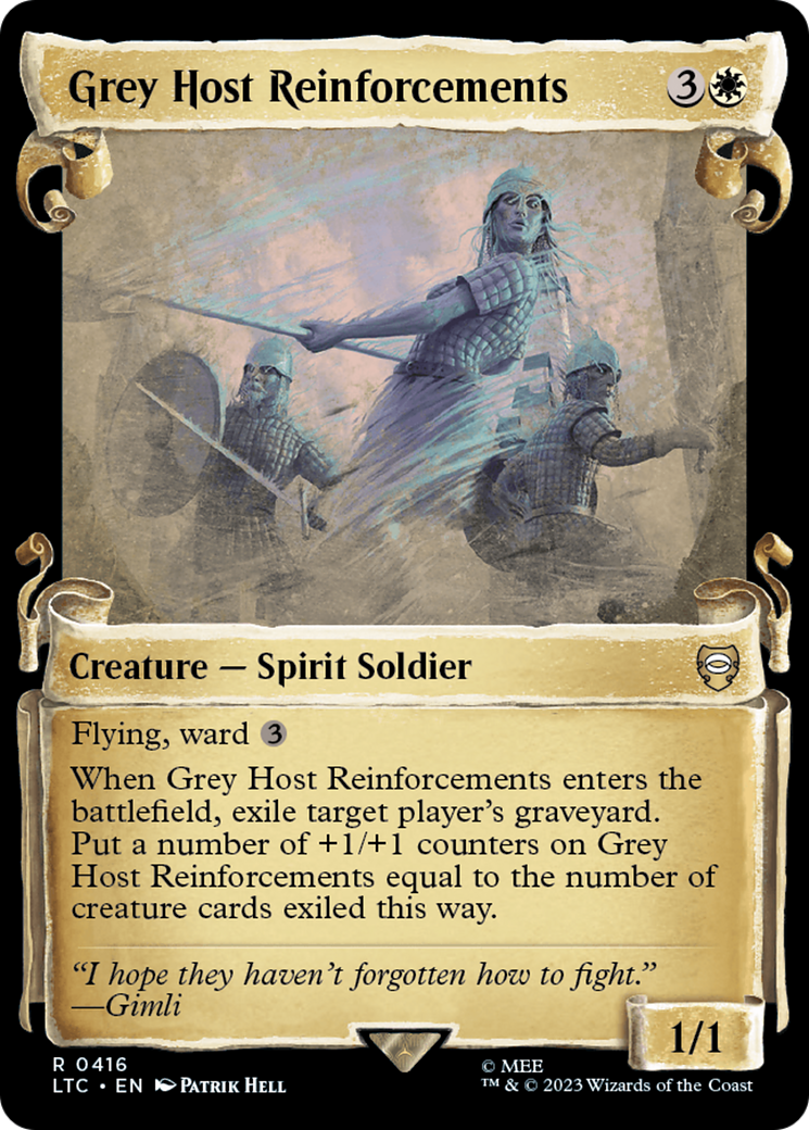 Grey Host Reinforcements (LTC-416) (Showcase) (Scroll)