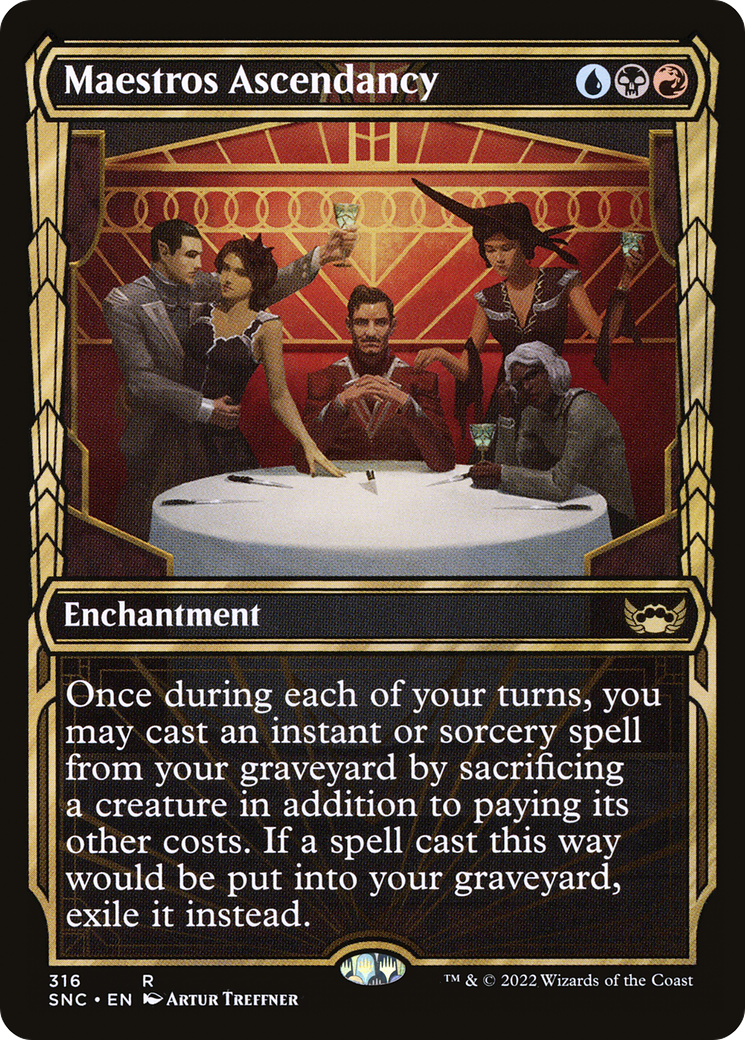 Maestros Ascendancy (SNC-316) (Showcase) (Foil)