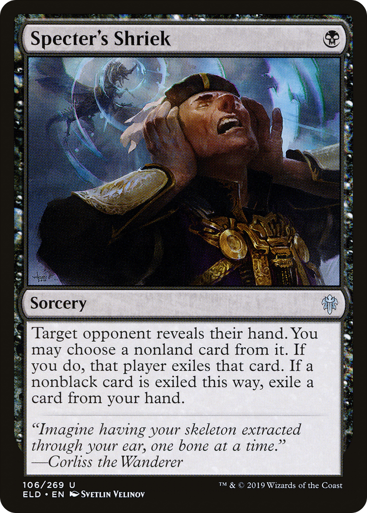 Specter's Shriek (ELD-106) (Foil)