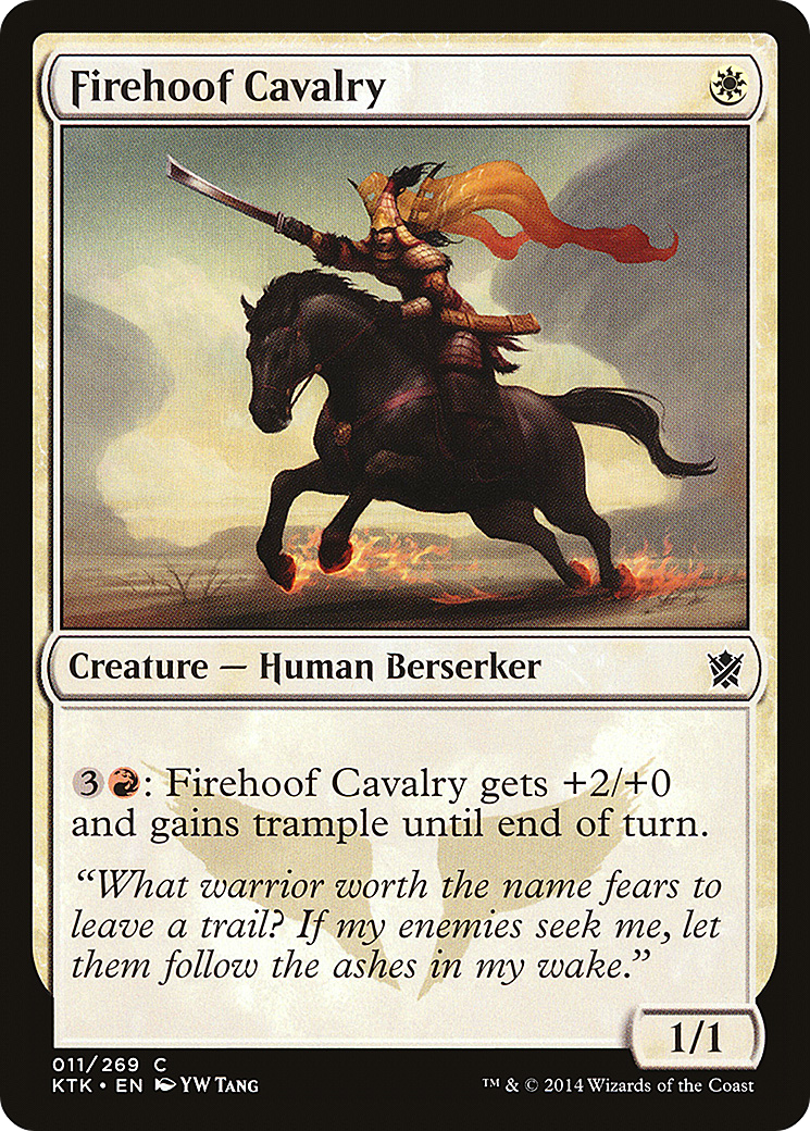 Firehoof Cavalry (KTK-011) (Foil)