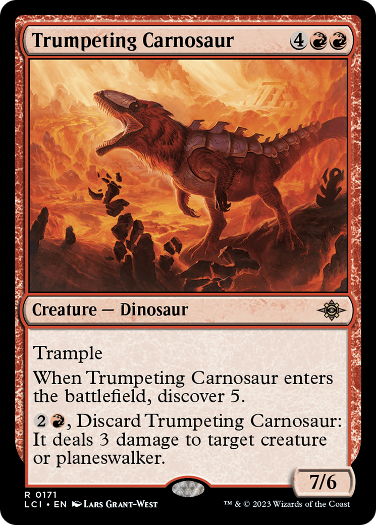 Trumpeting Carnosaur (LCI-171)