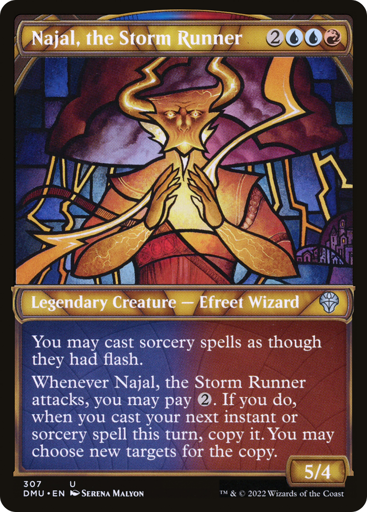 Najal, the Storm Runner (DMU-307) (Showcase) (Foil)