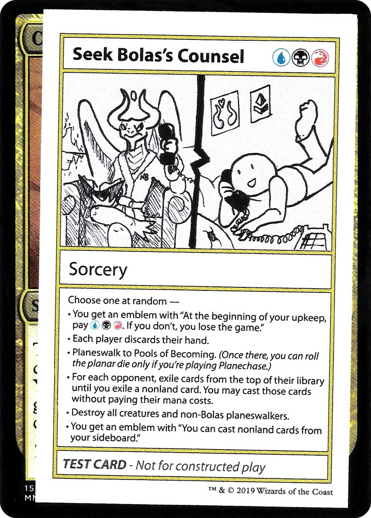 Seek Bolas's Counsel (No PW Symbol) (CMB2-)