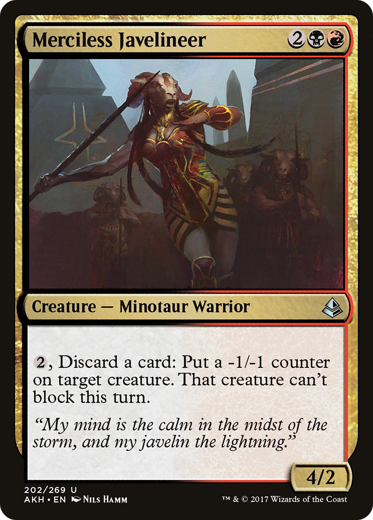 Merciless Javelineer (AKH-202)