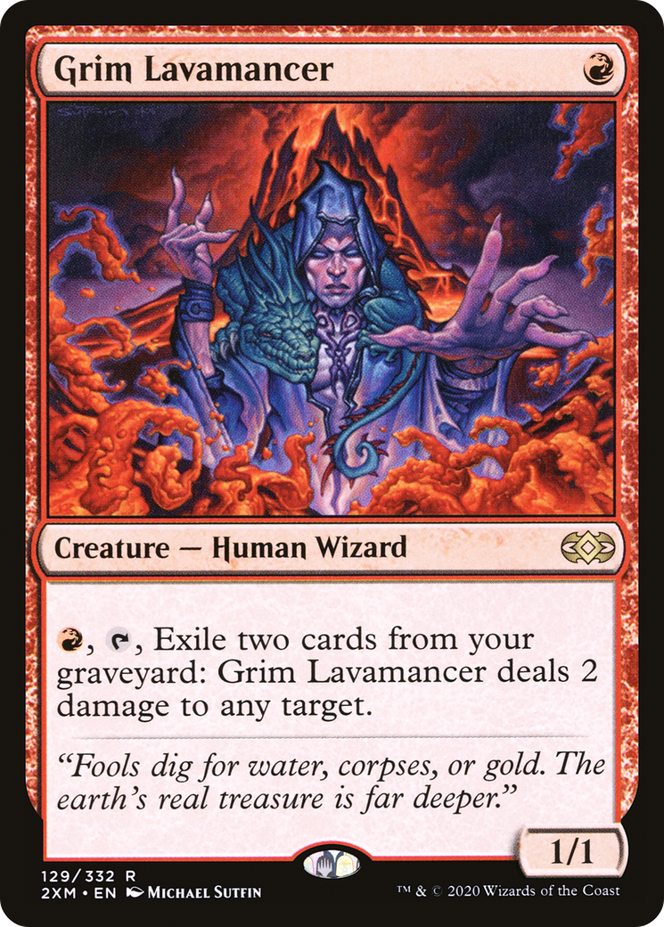 Grim Lavamancer (2XM-129) (Foil)