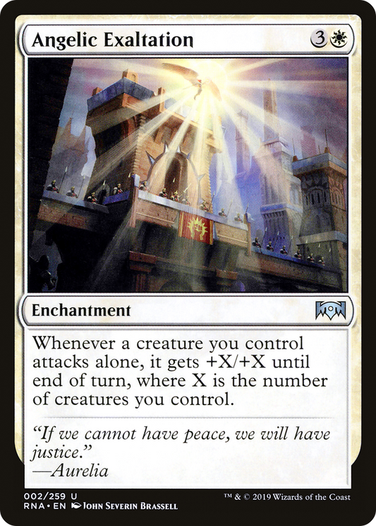 Angelic Exaltation (RNA-002) (Foil)