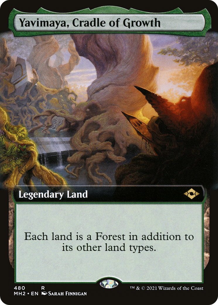 Yavimaya, Cradle of Growth (MH2-480) (Extended Art) (Foil)