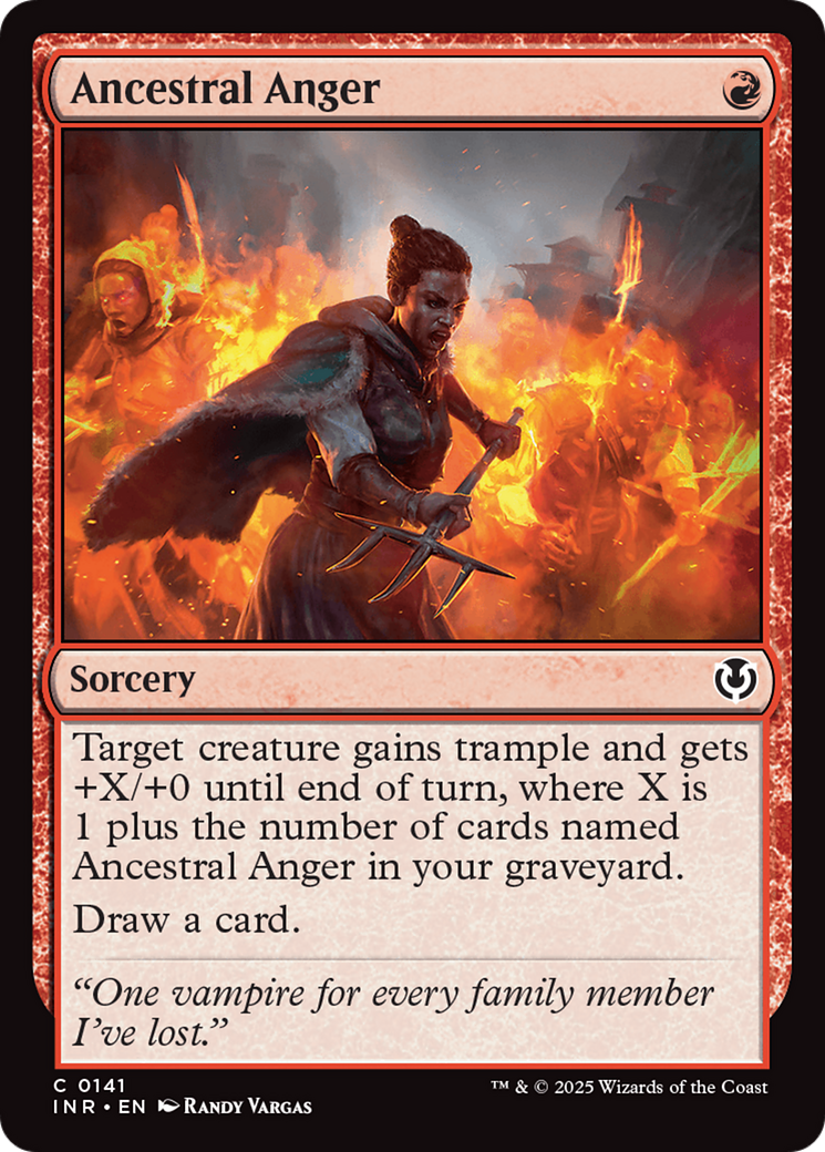Ancestral Anger (INR-141) (Foil)