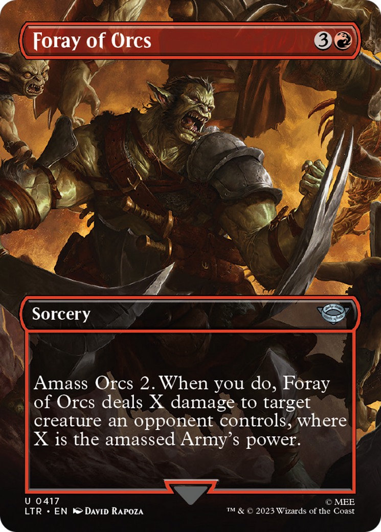 Foray of Orcs (LTR-417) (Borderless)