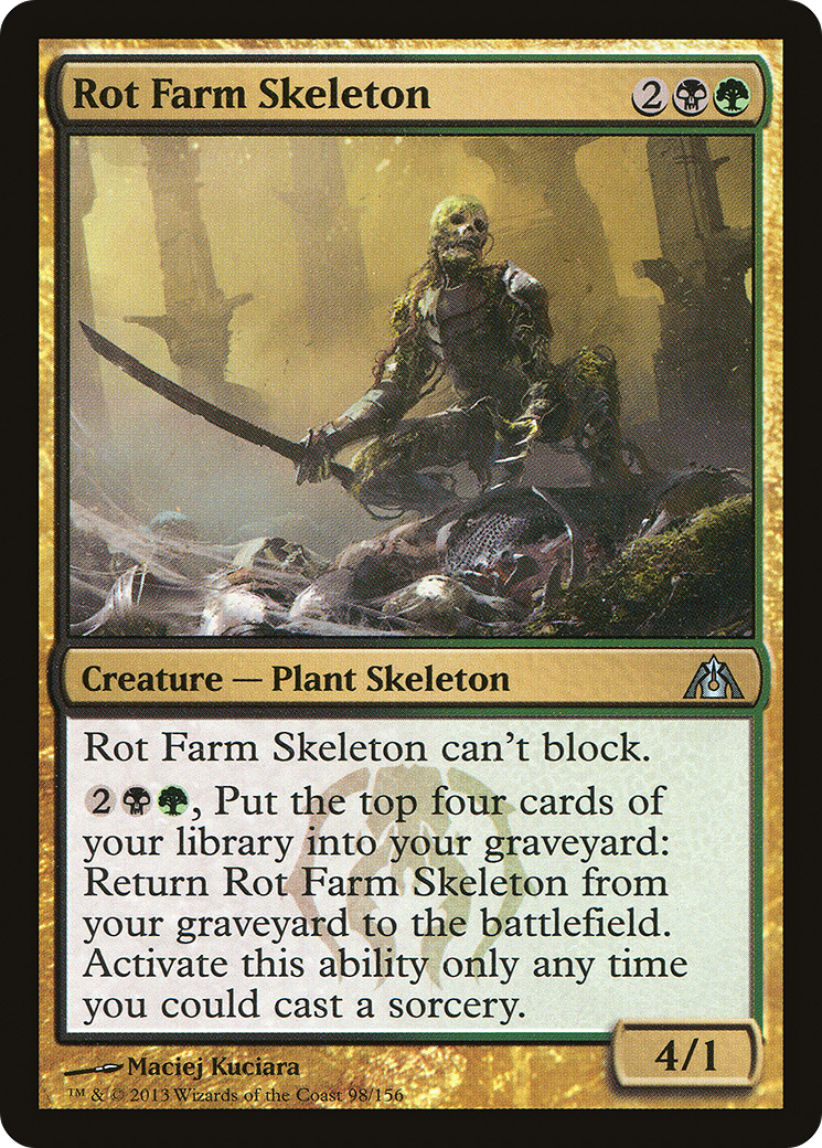Rot Farm Skeleton (DGM-098) (Foil)