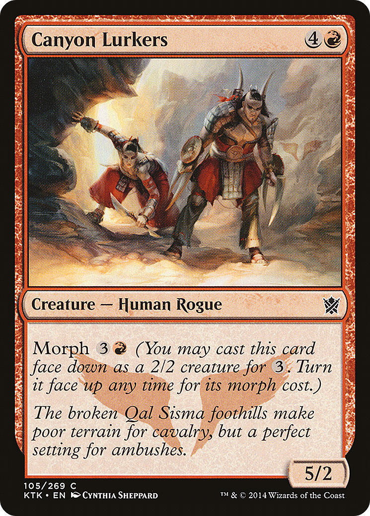 Canyon Lurkers (KTK-105) (Foil)