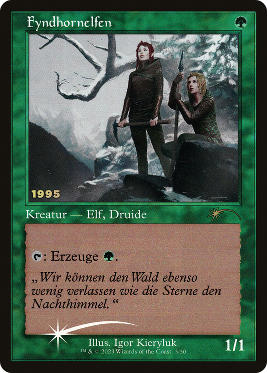 Fyndhorn Elves (P30A-003) (Foil)