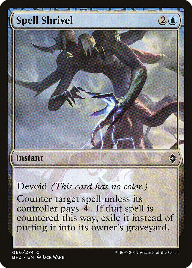 Spell Shrivel (BFZ-066)