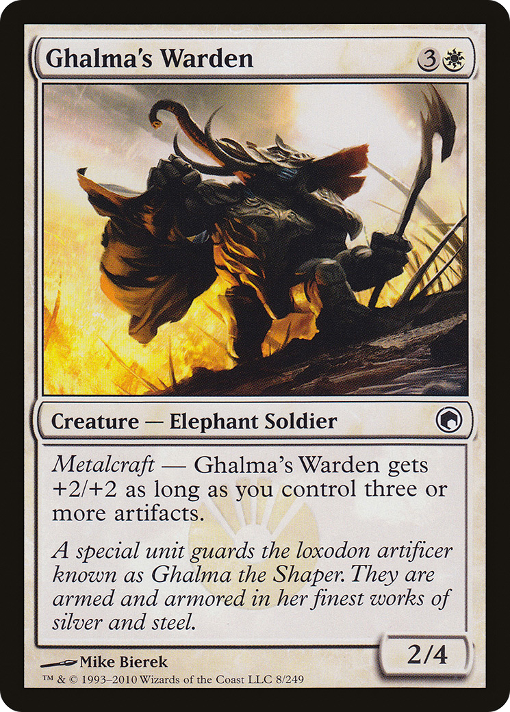 Ghalma's Warden (SOM-008) (Foil)
