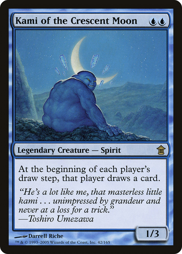 Kami of the Crescent Moon (SOK-042) (Foil)