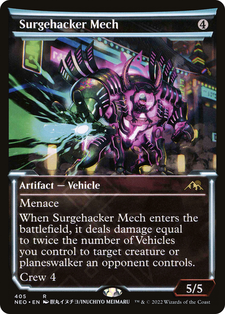 Surgehacker Mech (NEO-405) (Showcase) (Foil)