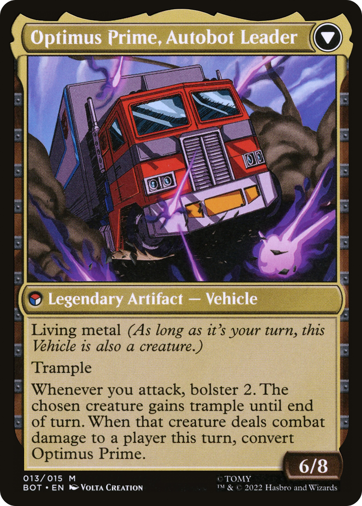 Optimus Prime, Hero // Optimus Prime, Autobot Leader (BOT-013)