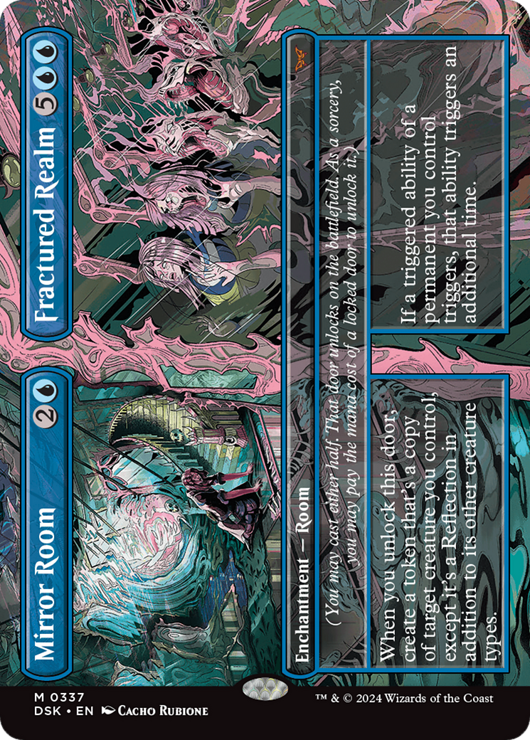 Mirror Room // Fractured Realm (DSK-337) (Borderless) (Foil)